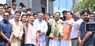 Udham Singh Nagar:-सीएम धामी ने खटीमा में जलभराव क्षेत्रों का किया स्थलीय निरीक्षण,नुकसान का लिया जायजा,प्रभावित लोगों हर संभव सहायता का आश्वासन