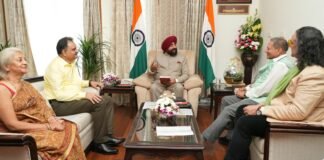 Uttarakhand:-वैली ऑफ वर्ड्स के संस्थापक एवं सेवानिवृत्त आईएएस अधिकारी संजीव चोपड़ा ने राज्यपाल से की शिष्टाचार भेंट