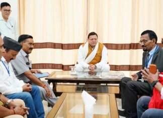 Chamoli:-भराड़ीसैंण में बनेगा माँ भराड़ी देवी का भव्य मंदिर और पत्रकारों के लिए रेस्टहाउस सीएम धामी ने की घोषणा