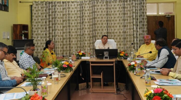 Uttarakhand:-सीएम धामी ने आधिकारियों को दिए निर्देश,राज्य की दो नदियों को चिन्हित कर उनके पुनर्जीवीकरण की दिशा में किये जाएं कार्य