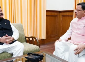 Uttarakhand Assembly Monsoon Session:-आपदा के मुद्दे पर बोलने का मौका न मिलने पर नाराज विधायक हरीश धामी ने सीएम धामी से की भेंट