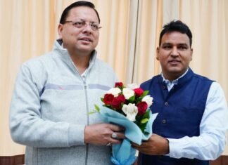 Uttarakhand:-देवप्रयाग विधानसभा के तेगढ़ में बनेगा राजकीय महाविद्यालय,विधायक विनोद कंडारी ने सीएम धामी व्यक्त किया आभार