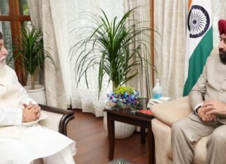 Uttarakhand:-हेमकुंड साहिब मैनेजमेंट ट्रस्ट के अध्यक्ष नरेंद्रजीत सिंह बिंद्रा ने राज्यपाल से की शिष्टाचार भेंट
