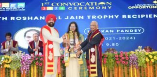Uttarakhand:-कोर विश्वविद्यालय,रुड़की के प्रथम दीक्षांत समारोह में शामिल हुए राज्यपाल,छात्र-छात्राओं को प्रदान किए मेडल और उपाधि