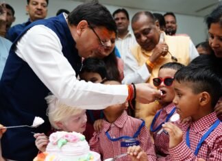 Uttarakhand:-युवा संकल्प दिवस के रूप में मनाया गया मुख्यमंत्री पुष्कर सिंह धामी का जन्मदिन