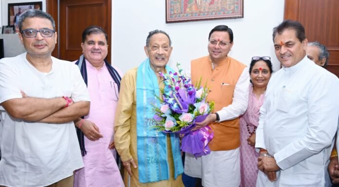Dehradun:-सादगी से मनाया गया पूर्व मुख्यमंत्री जनरल भुवन चंद्र खण्डूडी का जन्मदिन,विधानसभा अध्यक्ष सहित भाजपा नेताओं ने दी बधाई