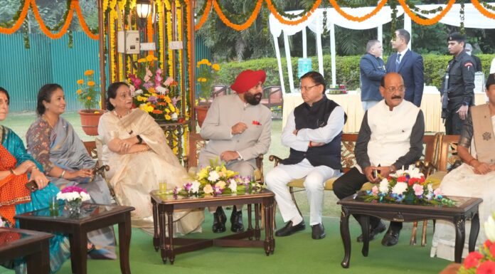 Uttarakhand 25th Foundation Day:-राज्य स्थापना दिवस के अवसर पर राजभवन में स्वल्पाहार कार्यक्रम आयोजन