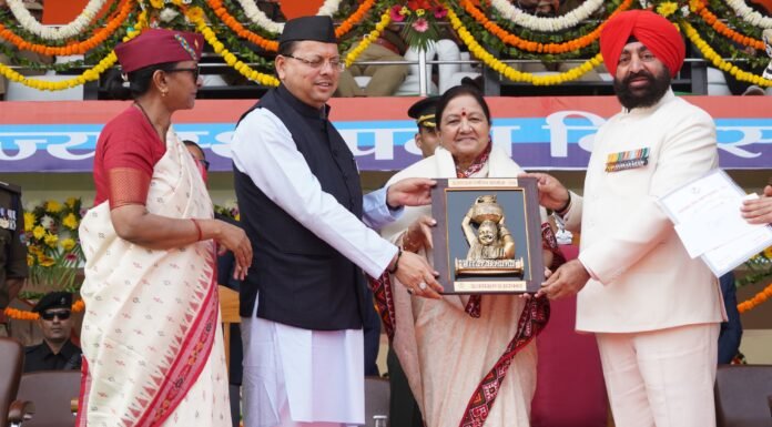 Uttarakhand Foundation Day:-चीफ ऑफ डिफेंस अनिल चौहान,हंस फाउंडेशन की प्रेरणास्रोत माताश्री मंगला जी सहित पांच प्रतिभाशाली व्यक्तियों को उत्तराखंड गौरव सम्मान