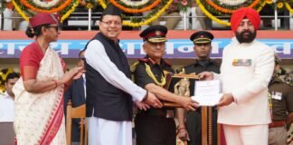 Uttarakhand 25th Foundation Day:-राज्य स्थापना दिवस के अवसर पर सीएम धामी ने की कई अहम घोषणाएं,वर्ष 2030 तक 50 से अधिक आबादी वाले गांवों में पहुंचेगी सड़क