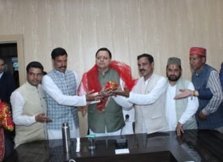 Uttarkashi:-यमुनोत्री एवं गंगोत्री मंदिर समिति ने मुख्यमंत्री पुष्कर धामी का जनपद आगमन पर किया स्वागत