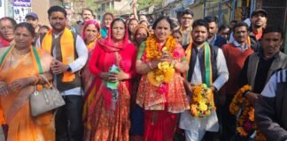 Kedarnath Bypoll:-भाजपा प्रत्याशी ने दर्जनों क्षेत्र का किया भ्रमण,केंद्र और राज्य सरकार की गिनाई उपलब्धियां,मिल रहा है अपार जन-समर्थन