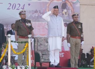 Dehradun:-होमगार्ड स्थापना दिवस पर आयोजित कार्यक्रम में रैतिक परेड का सीएम धामी ने किया निरीक्षण,जवानों के लिए की कई घोषणाएं