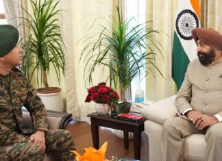 Uttarakhand:-केंद्रीय सैनिक कल्याण बोर्ड के सचिव ब्रिगेडियर दिग्विजय सिंह बसेरा ने राज्यपाल से की भेंट,विभिन्न क्रिया-कलापों और योजनाओं के बारे में दी जानकारी