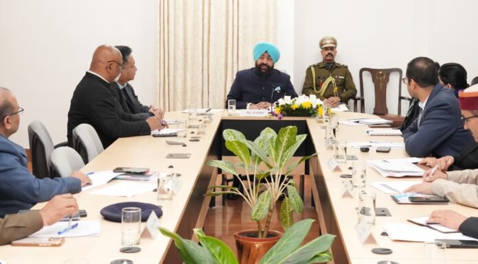 National Games:-38वें राष्ट्रीय खेलों की तैयारियों के संबंध राज्यपाल गुरमीत सिंह ने ली आधिकारियों की बैठक कहा-ऐतिहासिक और यादगार बनाने के लिए पूरी प्रतिबद्धता,समर्पण और टीम भावना के साथ कार्य करें सभी अधिकारी