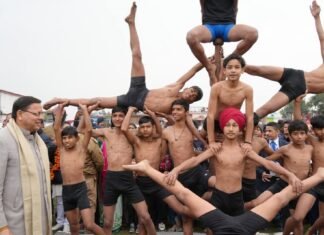 Uttarakhand:-राष्ट्रीय खेलों से पहले प्रदेश को मिली बड़ी सौगात,सीएम धामी ने चकरपुर,खटीमा में नव निर्मित वन चेतना केंद्र स्पोर्ट्स स्टेडियम का किया लोकार्पण