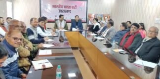 Uttarakhand Nikay Chunav:-भाजपा ने प्रदेश चुनाव प्रबंध समिति का किया गठन,हर वार्ड,पालिका और निगम में भाजपा का परचम लहराने की रणनीति तैयार