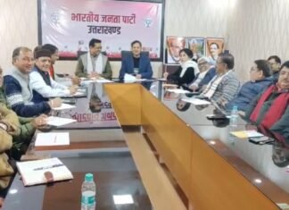 Uttarakhand Nikay Chunav:-भाजपा ने प्रदेश चुनाव प्रबंध समिति का किया गठन,हर वार्ड,पालिका और निगम में भाजपा का परचम लहराने की रणनीति तैयार