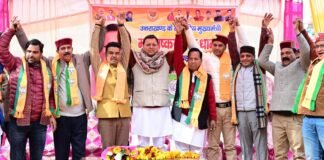 Nikay Chunav:-सीएम धामी ने बड़कोट,पुरोला और नौगांव के भाजपा प्रत्याशियों के लिए की जनसभा कहा-समग्र विकास के लिए जरूरी है ट्रिपल इंजन सरकार