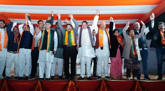 Uttarakhand Nikay Chunav:-सीएम धामी ने रायपुर विधानसभा में भाजपा प्रत्याशियों के पक्ष में किया प्रचार,जनता से समर्थन का आह्वान