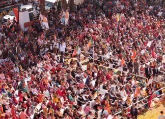 Nikay Chunav:-कोटद्वार में आयोजित विजय संकल्प जनसभा में पहुंचे सीएम धामी कहा-कांग्रेस शासनकाल में ठप हुआ कोटद्वार नगर निकाय का विकास