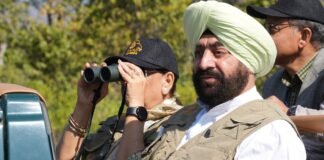 Uttarakhand:-राज्यपाल लेफ्टिनेंट जनरल गुरमीत सिंह ने राजाजी टाइगर रिजर्व की जंगल सफारी कहा-टाइगर रिजर्व में बिताए दो दिन अविस्मरणीय रहे