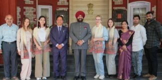 Uttarakhand:-सेंट पीटर्सबर्ग स्टेट यूनिवर्सिटी ऑफ वेटरनरी मेडिसिन,रूस के छात्रों और संकाय सदस्यों ने राज्यपाल लेफ्टिनेंट जनरल गुरमीत सिंह से की भेंट
