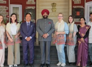 Uttarakhand:-सेंट पीटर्सबर्ग स्टेट यूनिवर्सिटी ऑफ वेटरनरी मेडिसिन,रूस के छात्रों और संकाय सदस्यों ने राज्यपाल लेफ्टिनेंट जनरल गुरमीत सिंह से की भेंट