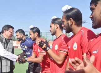 National Games Uttarakhand:-मुख्यमंत्री पुष्कर सिंह धामी ने वन्दना कटारिया स्पोर्ट्स स्टेडियम पहुंचकर 38वें राष्ट्रीय खेलों के अन्तर्गत आयोजित कुश्ती तथा हॉकी प्रतियोगिता का किया शुभारंभ किया