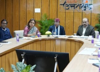 Uttarakhand:-मुख्य सचिव राधा रतूड़ी ने 7वें कॉमन रिव्यू मिशन की बैठक में किया प्रतिभाग,विभिन्न विभागों से राज्य की विशेष परिस्थितियों के अनुरूप वर्तमान में संचालित योजनाओं में आवश्यक बदलावों के सम्बन्ध में मांगे सुझाव