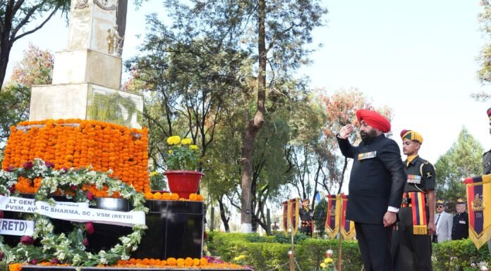 Uttarakhand:-राज्यपाल लेफ्टिनेंट जनरल गुरमीत सिंह ने देहरादून में 14 डोगरा बटालियन के प्लेटिनम जुबली समारोह में किया प्रतिभाग