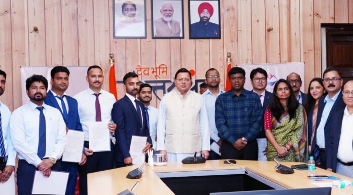 Uttarakhand:-सीएम धामी ने परिवहन विभाग के अन्तर्गत सम्भागीय ‘निरीक्षक प्राविधिक’ पद पर नियुक्त 08अभ्यर्थियों को प्रदान किए नियुक्ति पत्र