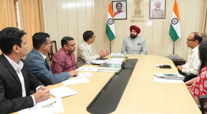 Uttarakhand:-पतंजलि विश्वविद्यालय के प्रतिकुलपति प्रो.मयंक कुमार अग्रवाल ने राज्यपाल के समक्ष दिया ‘वन यूनिवर्सिटी-वन रिसर्च’ कार्यक्रम के अंतर्गत चल रहे शोध कार्य की प्रगति पर प्रस्तुतीकरण