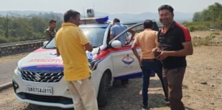 Pauri Garhwal:-पौड़ी पुलिस चीला रोड पर ओवरस्पीड वाहनों पर लगाम लगाने के लिए रख रही पैनी नजर