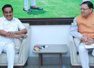 New Delhi:-जल शक्ति मंत्री सी आर पाटिल से सीएम धामी ने की शिष्टाचार भेंट,उत्तराखण्ड के सामाजिक एवं आर्थिक विकास को गति देने के लिए 08 जलविद्युत परियोजनाओं के विकास और निर्माण के लिए किया अनुरोध