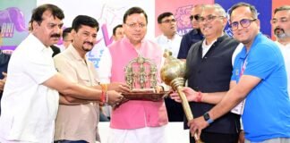 Haridwar:-वंदना कटारिया स्पोर्ट्स स्टेडियम रोशनाबाद में चल रही युवा ऑल स्टार्स कबड्डी चैंपियनशिप 2025 के समापन समारोह में पहुंचे सीएम धामी,इंडोर स्टेडियम को वातानुकूलित करने की घोषणा