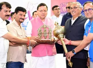 Haridwar:-वंदना कटारिया स्पोर्ट्स स्टेडियम रोशनाबाद में चल रही युवा ऑल स्टार्स कबड्डी चैंपियनशिप 2025 के समापन समारोह में पहुंचे सीएम धामी,इंडोर स्टेडियम को वातानुकूलित करने की घोषणा