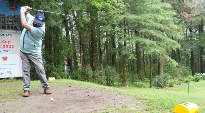 Nainital:-20वें गवर्नर्स कप गोल्फ टूर्नामेंट का राज्यपाल गुरमीत सिंह ने किया शुभारंभ,पहले दिन 70 गोल्फरों ने किया प्रतिभाग