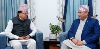 Dehradun:-सुदूर पश्चिम प्रांत के मुख्यमंत्री कमल बहादुर शाह के नेतृत्व में 10 सदस्यों के प्रतिनिधिमंडल ने सीएम धामी से की भेंट,सांस्कृति और धार्मिक संबंधों को बढ़ावा देने,पर्यटन विकास एवं आपदा प्रबंधन जैसे महत्वपर्ण विषयों पर हुई विचार-विमर्श