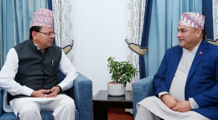 Dehradun:-सुदूर पश्चिम प्रांत के मुख्यमंत्री कमल बहादुर शाह के नेतृत्व में 10 सदस्यों के प्रतिनिधिमंडल ने सीएम धामी से की भेंट,सांस्कृति और धार्मिक संबंधों को बढ़ावा देने,पर्यटन विकास एवं आपदा प्रबंधन जैसे महत्वपर्ण विषयों पर हुई विचार-विमर्श