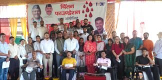 UTTARAKHAND:-चिंतन फाउंडेशन द्वारा आयोजित स्वैच्छिक रक्तदान शिविर में पहुंचे हरिद्वार सांसद त्रिवेंद्र रावत कहा-युवाओं की सक्रिय भागीदारी समाज में सकारात्मक ऊर्जा और मानवता का करती है संचार