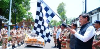 Uttarakhand:-आईटीबीपी के हिमाद्री ट्रैकिंग अभियान-2025 को हरी झंडी दिखाकर सीएम धामी ने किया रवाना