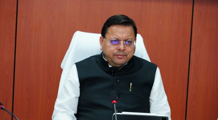 Uttarakhand:-मुख्यमंत्री पुष्कर धामी ने दी विभिन्न विकास योजनाओं की वित्तीय स्वीकृति