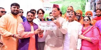 Dehradun:-मुख्यमंत्री पुष्कर सिंह धामी ने किया फिल्म ‘गौदान की पुकार’की शूटिंग का शुभारम्भ