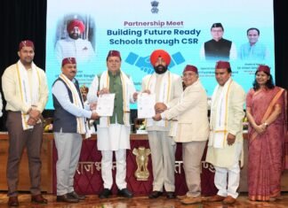 UTTARAKHAND:-राज्यपाल गुरमीत सिंह और सीएम धामी की उपस्थिति में शिक्षा विभाग ने उद्योगपतियों के साथ किया एमओयू,आधुनिकीकरण एवं बेहतर शैक्षणिक वातावरण देने के लिये उद्योग जगत और शिक्षा विभाग द्वारा शुरू की गई है नई पहल