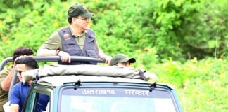 Ramnagar:-कार्बेट नेशनल पार्क में सीएम धामी ने किया जंगल सफारी का अनुभव,‘एक पेड़ माँ के नाम’अभियान के तहत हुआ 1000 से अधिक पौधारोपण