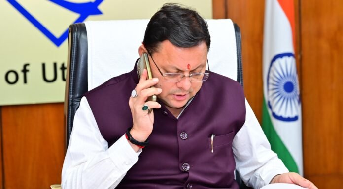 UTTARAKHAND:-मुख्यमंत्री पुष्कर सिंह धामी ने जनसमस्याओं पर की फरियादियों से बात,अधिकारियों को दिए उचित कार्रवाही के निर्देश