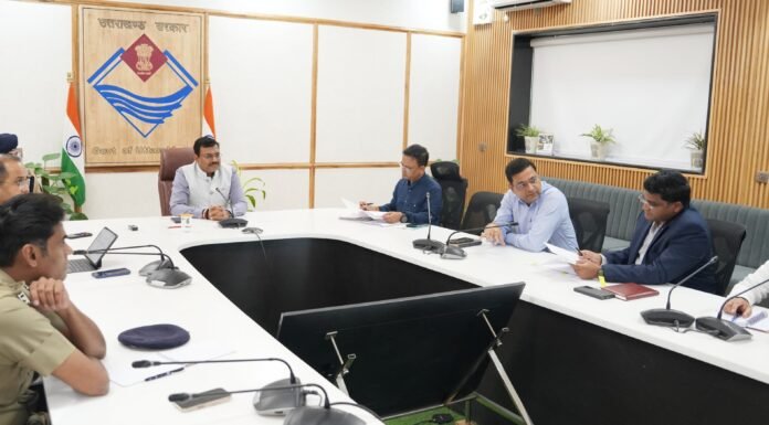 Dehradun:-गृह मंत्री अमित शाह 19 जुलाई को पहुंचेंगे उधम सिंह नगर,मुख्य सचिव ने कार्यक्रम की तैयारियों के संबंध में की समीक्षा बैठक