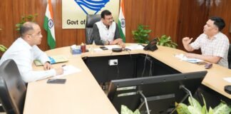 Dehradun:-मुख्य सचिव ने की केदार वैली में हेली सेवाओं के लिए सुरक्षा व्यवस्थाओं के संबंध में बैठक,युकाडा और नागरिक उड्डयन मंत्रालय के अधिकारियों को सहस्त्रधारा एवं सिरसी में एयर ट्रैफिक कंट्रोल शीघ्र स्थापित किए जाने के दिए निर्देश