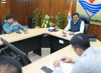 UTTARAKHAND:-मुख्य सचिव आनन्द बर्द्धन ने ली देहरादून शहर के मोबिलिटी प्लान से सम्बन्धित एकीकृत महानगर परिवहन प्राधिकरण की बैठक,यातायात संकुलन योजना की प्रगति की ली जानकारी