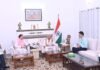 CM Dhami Delhi Visit:-केंद्रीय विद्युत मंत्री मनोहर लाल खट्टर से सीएम धामी ने की भेंट,राज्य के लिए कई महत्वपूर्ण विषयों पर की चर्चा